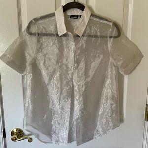 Tildon Iridescent Button Down
